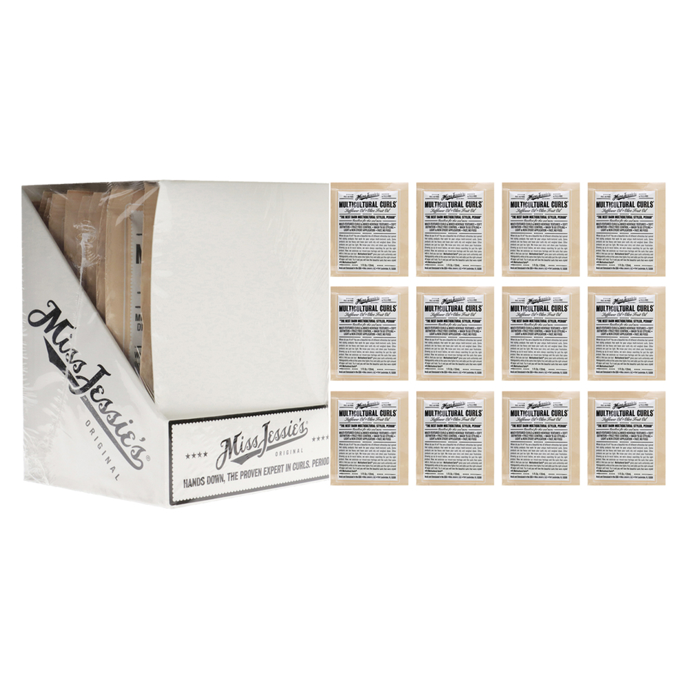 Multi Cultural Curls - Pack of 12 by Miss Jessies for Unisex 1 oz Cream